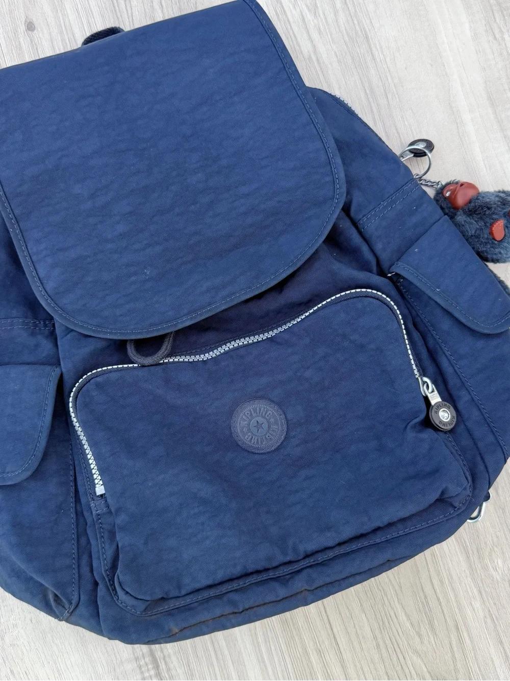 Kipling City Pack Small Backpack in Blue Bleu